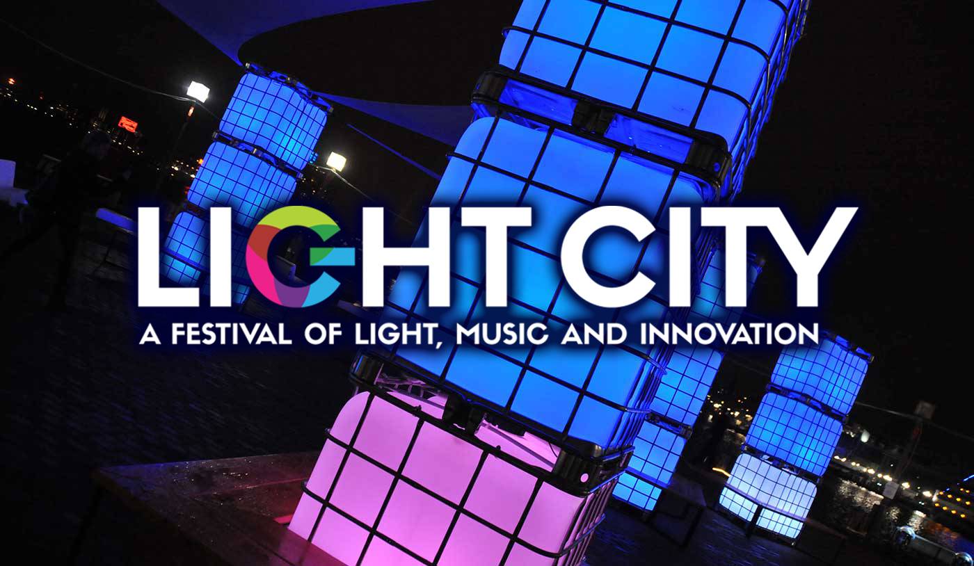 Light city a festival of light music and innovation.