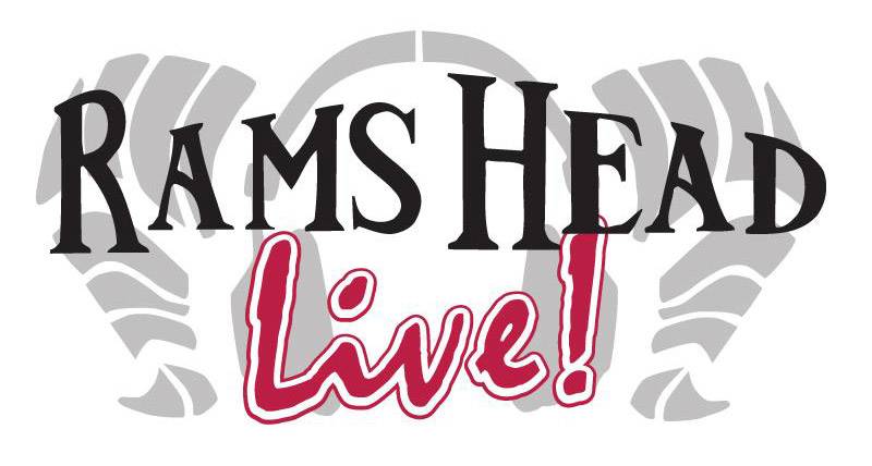 The logo for rams head live.