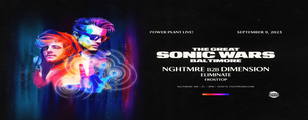 The great sonic wars concert poster.