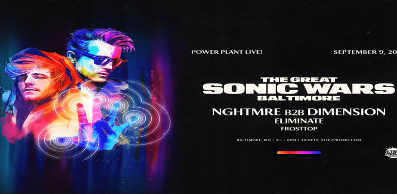 The great sonic wars concert poster.