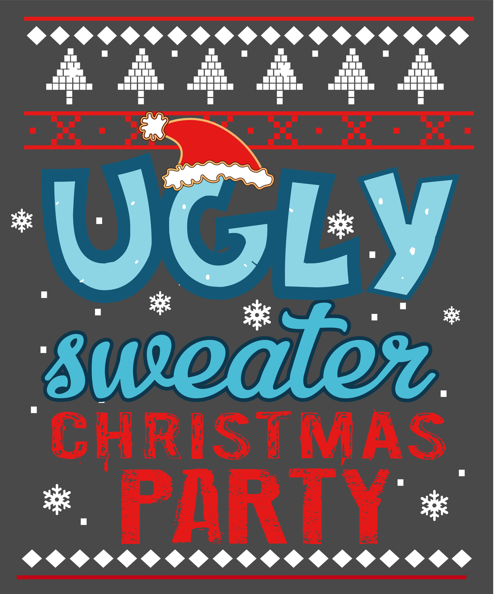 Ugly sweater Christmas party and bar crawl.