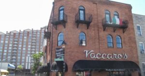 In the heart of Baltimore's Little Italy, stands a brick building proudly displaying the sign "Vaccaro's.