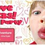 Love rocks dance party invitations.