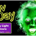 A poster for glow day in baltimore.