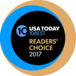 Usa today 10 best readers' choice 2017.