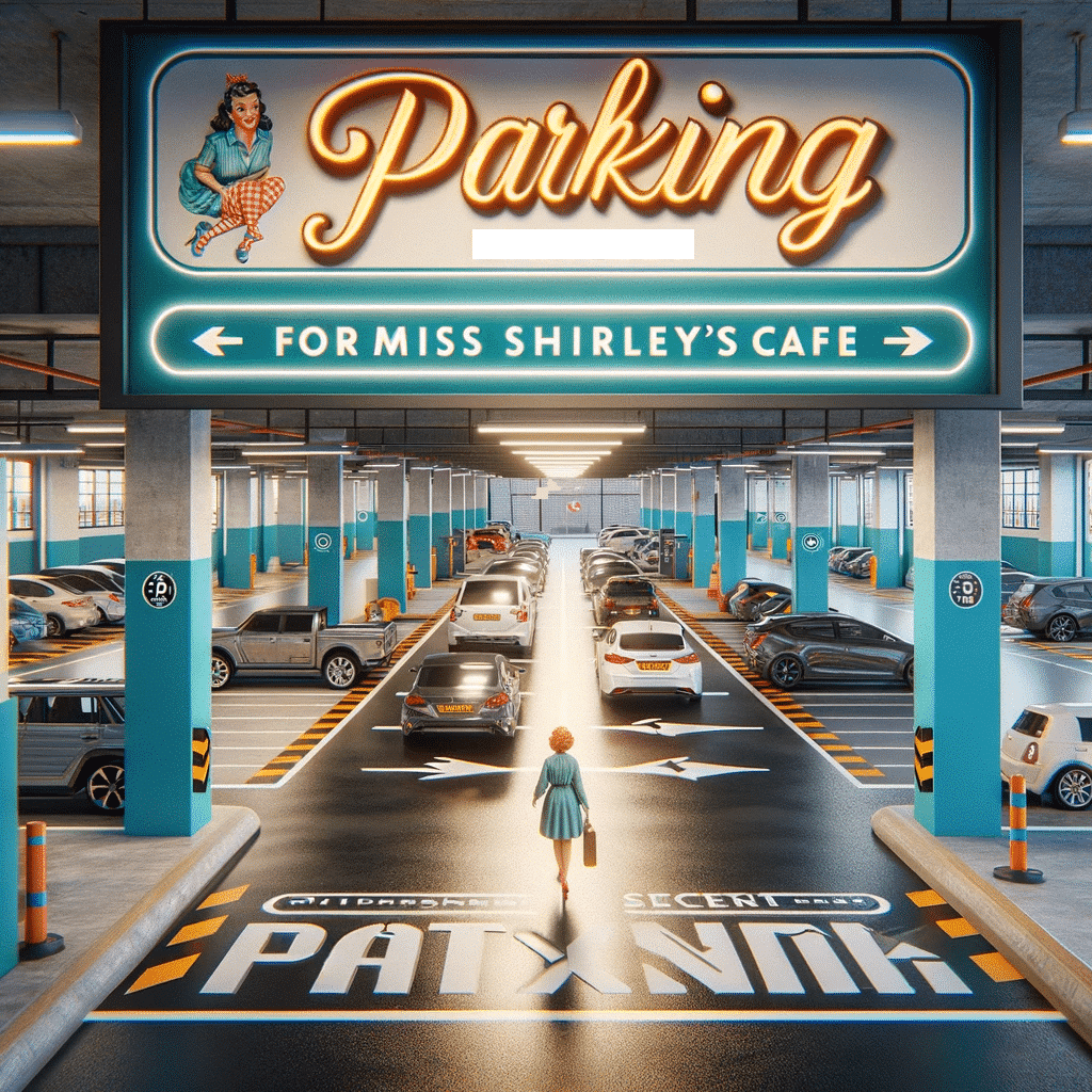 Looking for convenient parking for your next visit to Miss Shirley's Cafe? Look no further!