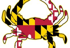 Celebrate Maryland Day Festival with a unique crab featuring the iconic Maryland flag.