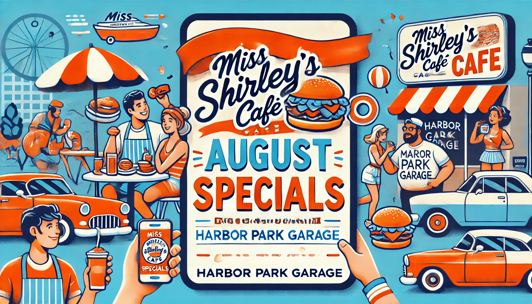 Miss Shirley's Cafe August Specials 2024